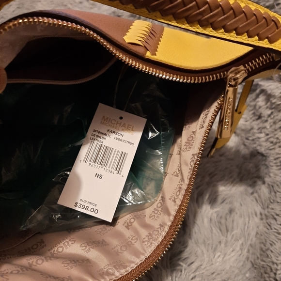 Michael kors Tan Yellow Tote Purse Wallet Set - Picture 5 of 5